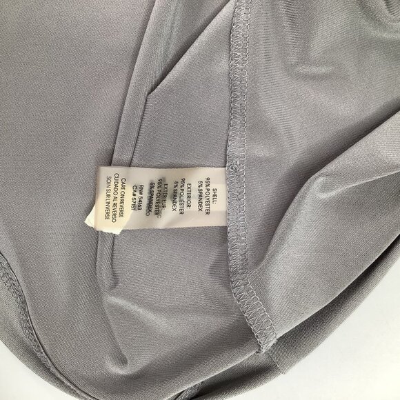 Calvin Klein Womens Gray Sleeveless V-Neck Top Large Office Old Money - Picture 3 of 8